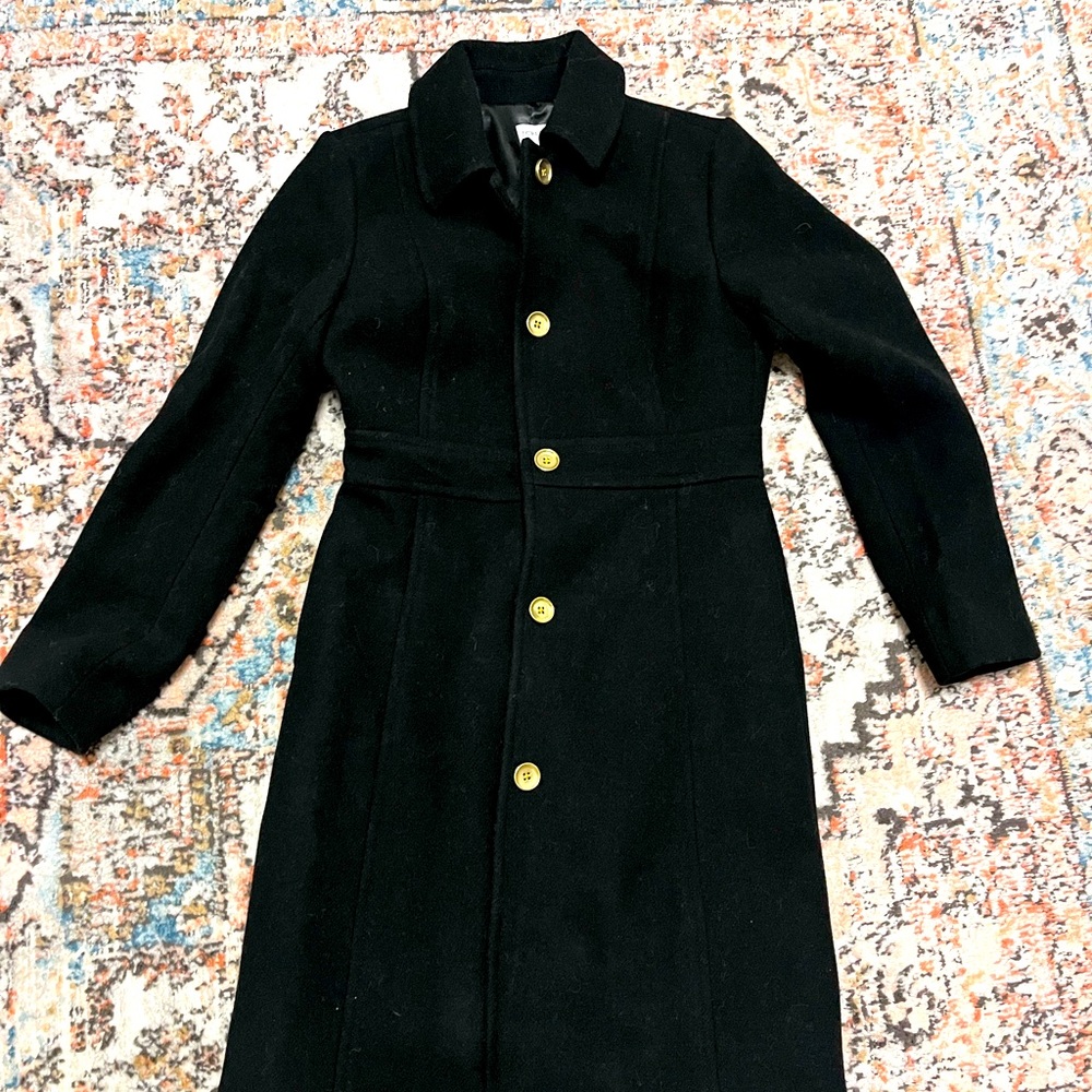 J Crew Wool Long Coat